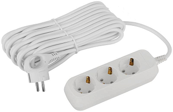 Удлинитель электрический UDL-16-3100-E Greenline 3 розетки с заземлением 10м ПВС 3х1кв.мм Эра Б0064983