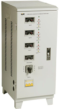 Стабилизатор напряжения СНИ 3/380 6.0кВА 3ф IEK IVS10-3-06000