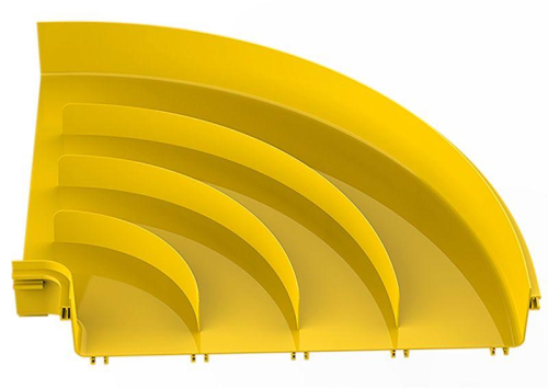 Угол для оптич. лотка горизонтальный 90град. 600мм ITK DS-600-31990