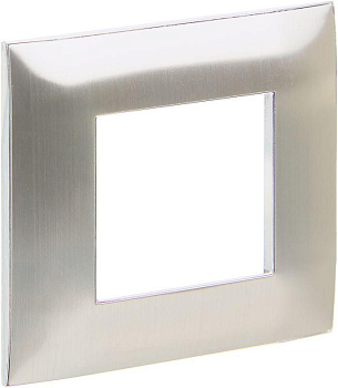 Рамка 1-м SKANDY SK-F31N металл никель IEK SK-M12-M-K50