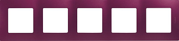 Рамка 5-м Etika сливовый IEK 672565