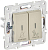 Выключатель 2-кл. SKANDY 10А SK-V16B для отелей с индикацией беж. IEK SK-V20-2-10-K10
