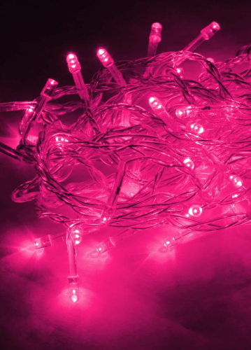 Гирлянда светодиодная 120LED син. прозр. провод 12.8м расстояние между лампами 10см 8 режимов мигания КОСМОС KOC_GIR120LED_P