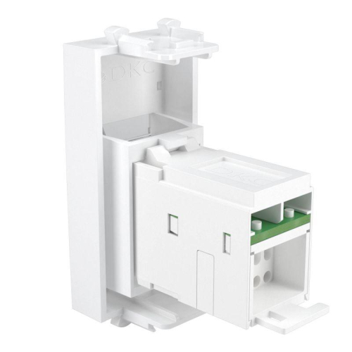 Розетка компьютерная 1мод. Avanti "Белое облако" RJ-45 модульная кат.6А DKC 4400371