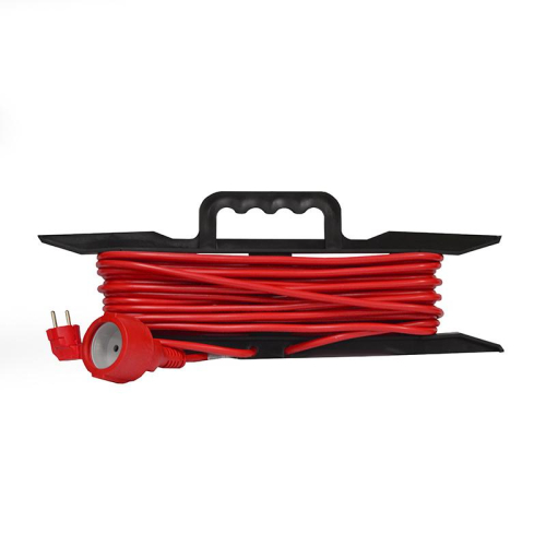 Удлинитель-шнур на рамке 1х20м с заземл. 10А IP20 2.2кВт ПВС 3х1 DOMTOK 2479