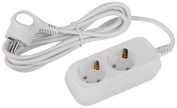 Удлинитель электрический UDL-10-230-E Greenline 2 розетки с заземлением 3м ПВС 3х0.75кв.мм Эра Б0064947