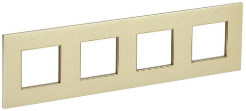 Рамка 4-м SKANDY SK-F34Sh металл шампань IEK SK-M42-M-K37