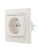 Розетка 1-м СП Mira 16А IP20 с заземл. со вставкой керамика жемчуж./бел. перламутр. LEZARD 701-3030-122 Розетка 1-м СП Mira 16А IP20 с заземл. со вставкой керамика жемчуж./бел. перламутр. LEZARD 701-3030-122