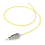 Шнур монтажный FC-UPC 09/125 OS2 полу-плотный буфер 1.5м жел. DKC RNPT9FCU15