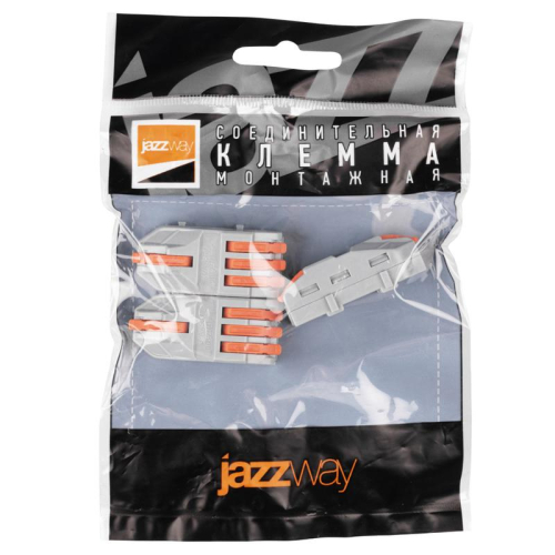 Клемма монтажная СМК PTC-1P 4213 BL/3 450В 32А 0.08-2.5(4.0)кв.мм JazzWay 5073746
