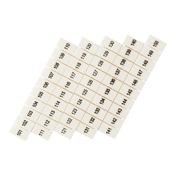 Маркеры для ST 1.5 с нумерацией 100-150 (уп.100шт) PROxima EKF zb-st-1.5-100-150