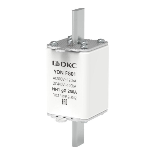 Предохранитель YON ножевого типа FG1 с одинарной индикацией 250А DKC 1FG01-0250