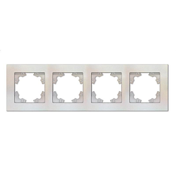 Рамка 4-м Афина универс. жемчуж. Universal A0046-OBr