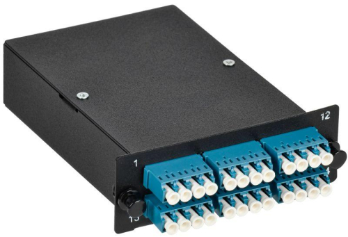 Кассета для кросса ST OS2 MTPf 6хLC-quad (24 ОВ) ITK FCPS-0902-MTPF-024LCQ