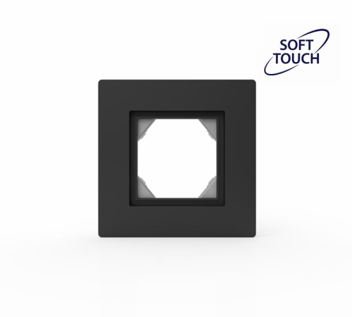 Рамка 1-м Pixel IP44 карбон TOKOV ELECTRIC TKE-PX-RM1-C14-IP44