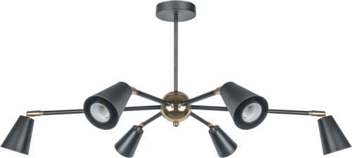 Светильник 80 439 NLF-C-051-01 потолочный черн. золото Navigator 80439