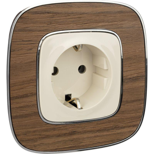 Рамка 1-м Valena Allure универсальная орех Leg 754461