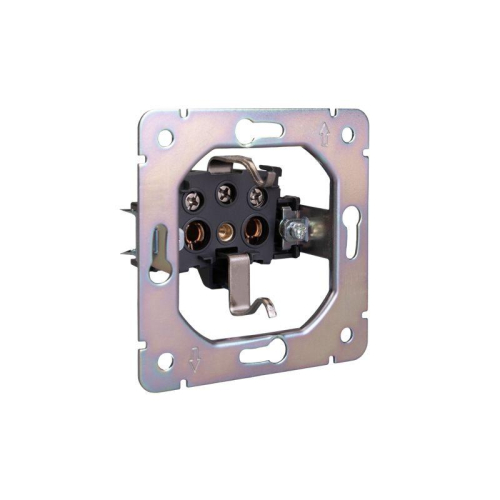 Розетка 1-м СП STRONG MIELE 16А с заземл. защ. шторки антрацит Kranz KR-78-0701-5