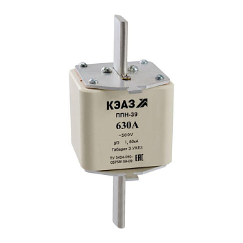 Вставка плавкая ППН 39 250А X3 габарит 3 УХЛ3 КЭАЗ 111397