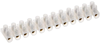 Колодка клеммная ЗВИ-15 4-10кв.мм 12 пар ПВХ полиэтилен IEK UZV1-015-06