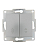 Переключатель проходной 2-кл. 1п СП Karina 10А IP20 матов. механизм серебр. LEZARD 707-4388-106