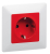 Розетка 1-м СП Valena Life 16А IP20 250В 2P+E защ. шторки безвинтов. клеммы с лицев. панелью механизм красн. Leg 753129 Розетка 1-м СП Valena Life 16А IP20 250В 2P+E защ. шторки безвинтов. клеммы с лицев. панелью механизм красн. Leg 753129
