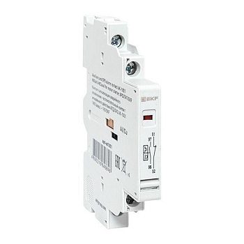 Контакт сигнализации аварийного отключения + вспомогательный контакт мгновенного действия АПД/GV2 АК-1001 1НО (авар.) + 1НЗ EKF apd-ad1001