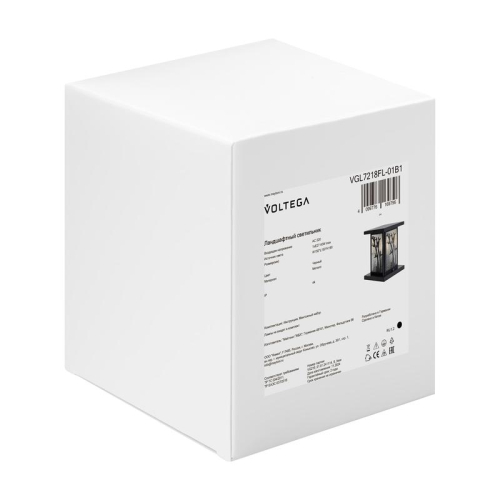 Светильник Saga 1х40Вт E27 IP44 ландшафтный Voltega VGL7218FL-01B1