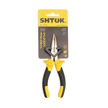 Тонкогубцы изогнутые 1000В 160мм (08107) SHTOK 376277