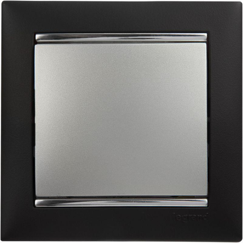 Рамка 1-м Valena горизонт. ноктюрн/сереб. Leg 770391