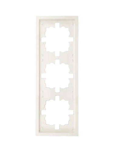 Рамка 3-мест. горизонт. ZIMA слон. кость LEZARD 704-9000-148