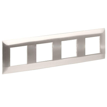 Рамка 4-м SKANDY SK-F34N металл никель IEK SK-M42-M-K50