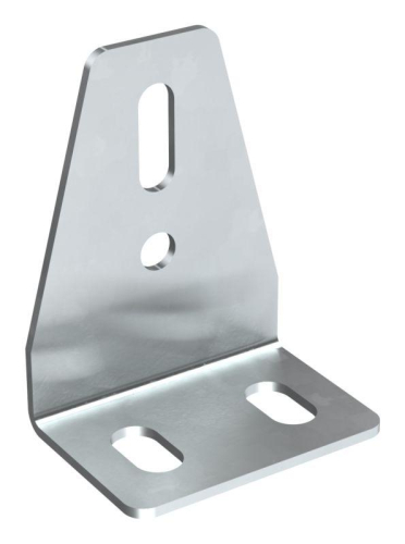 Кронштейн для верт. крепления 100мм HDZ LESTA IEK LE-KVK00-100-HDZ