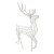 Фигура объемная "Олень" 115х195см 528LED тепл. бел. 42Вт IP65 Neon-Night 501-236