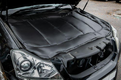 Утеплитель двигателя Black Premium двойной слой размер M 140х90см Rexant 80-0330