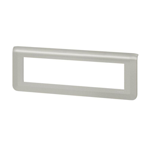 Рамка 8мод. Mosaic алюм. Leg 079318L