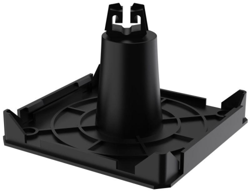 Держатель проводника кругл. 8мм для кровли осн. клей пластик IEK ZDP85-60-6-08