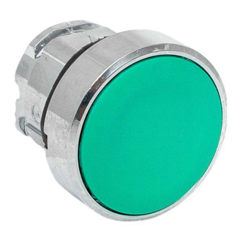 Механизм кнопки исполнительный XB4 зел. плоский возвратный без фиксации без подсветки IP65 EKF XB4BA-G-65