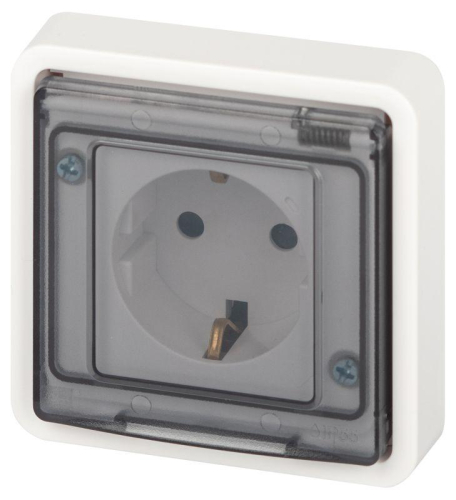 Розетка Эксперт 11-2521-01 2P+E IP55 16А-250В СУ бел. Эра Б0063259