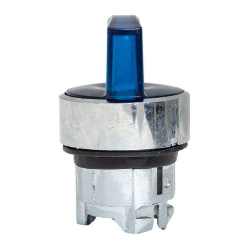 Механизм переключателя исполнительный ХB4 син. на 2 положения с фиксацией с подсветкой с короткой ручкой IP65 EKF XB4BD2FL-B-65