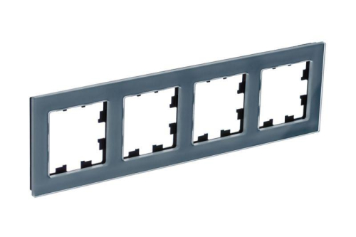 Рамка 4-м AtlasDesign Nature натур. стекло грифель SE ATN360704