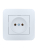 Розетка 1-м СП ASTI 16А IP20 без заземл. термопласт в сборе бел. LEZARD 7081-0202-121B