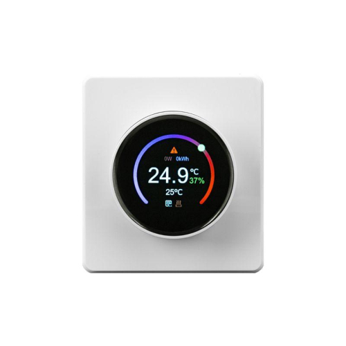 Терморегулятор СП ROUND Wi-Fi перламутр Kranz KR-78-0728-1