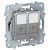 Механизм розетки компьютерная UNICA NEW RJ45 двойная кат.5е UTP алюм. SchE NU542030