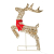 Фигура светодиодная "Бегущий олень" 88см тепл. бел. IP44 питание от трансформатора Neon-Night 501-375