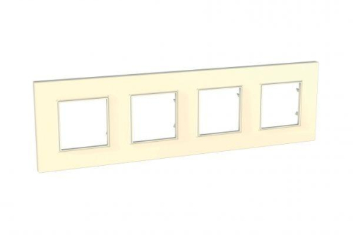 Рамка 4-м Unica quadro беж. SchE MGU2.708.25