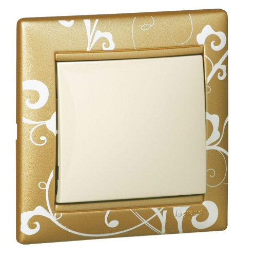 Механизм переключателя проходного 1-кл. СП Valena 16А IP31 250В сл. кость Leg 774105