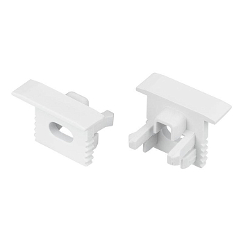 Заглушка SL-MINI-10-F WHITE с отверстием пластик (комплект) Arlight 049454