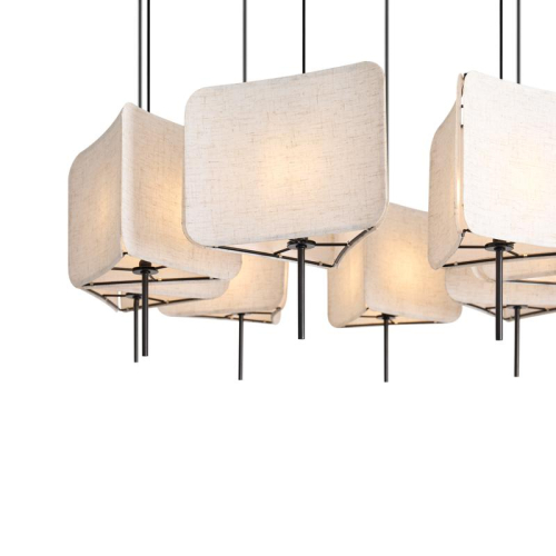 Светильник подвесной Bricola 8х40Вт E14 IP20 Freya FR5511PL-08B