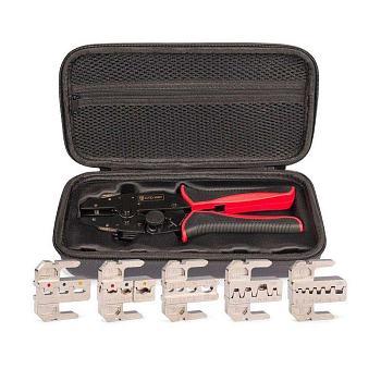 Пресс-клещи с набором матриц CTD+5 серия QUICK PRO КВТ 101859